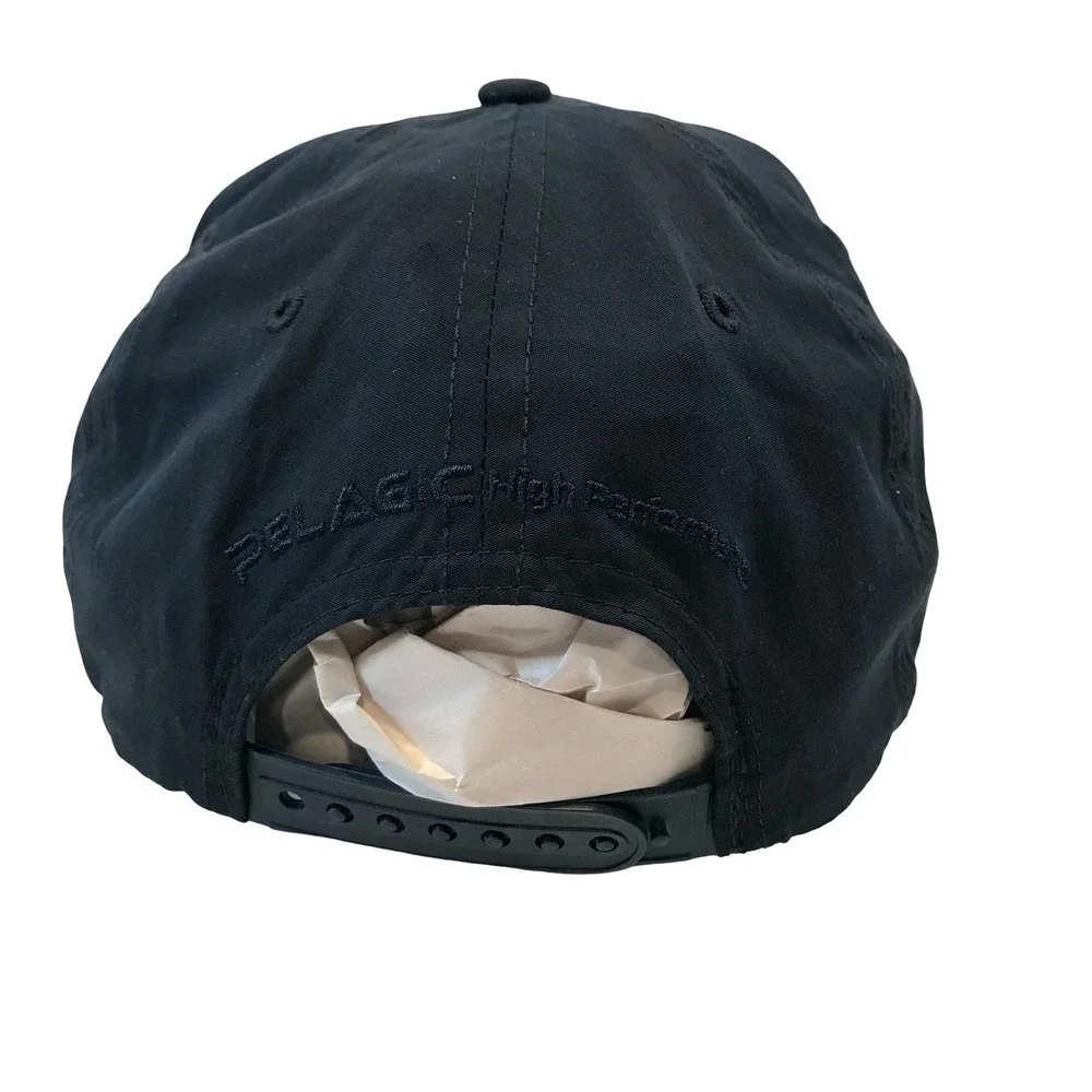 Pelagic High Performance Snapback Fishing Cap‎ Black One Size Fits All